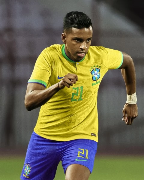 Coppa del mondo 2022 Maglia Brasile Neymar Jr 10 Divisa Prima